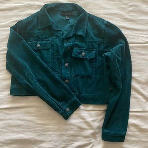Emerald Green Corduroy Jacket